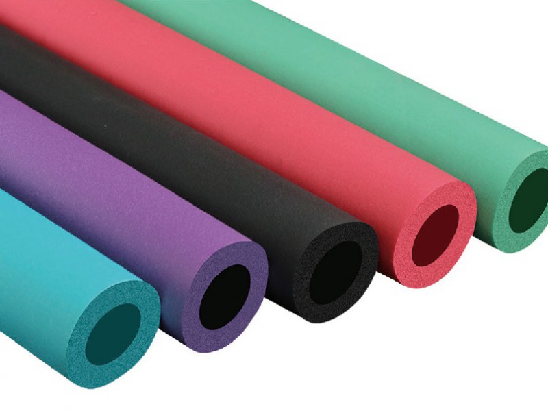 彩色橡塑海绵保温管材